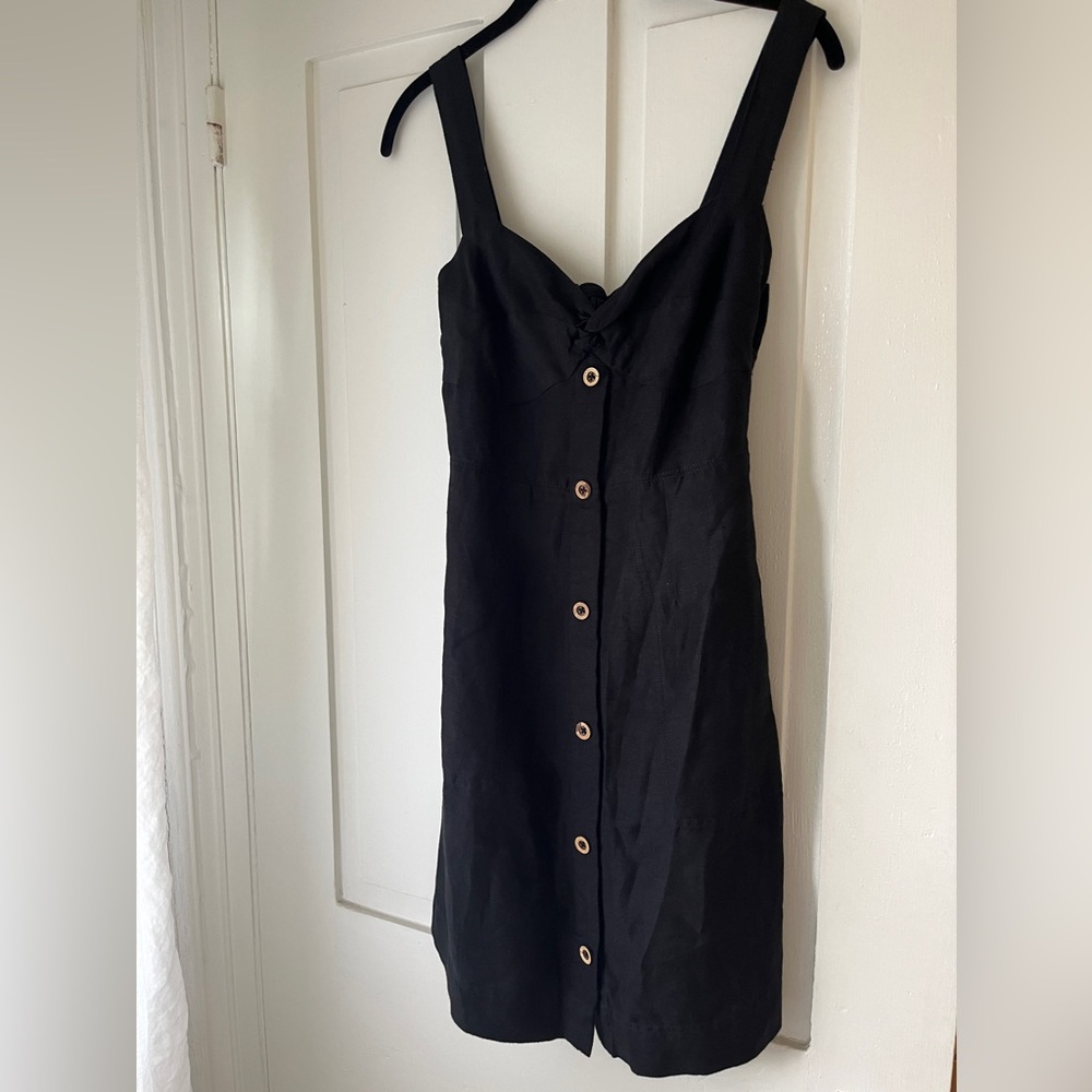 MAEVE TWIST-FRONT MINI DRESS XS